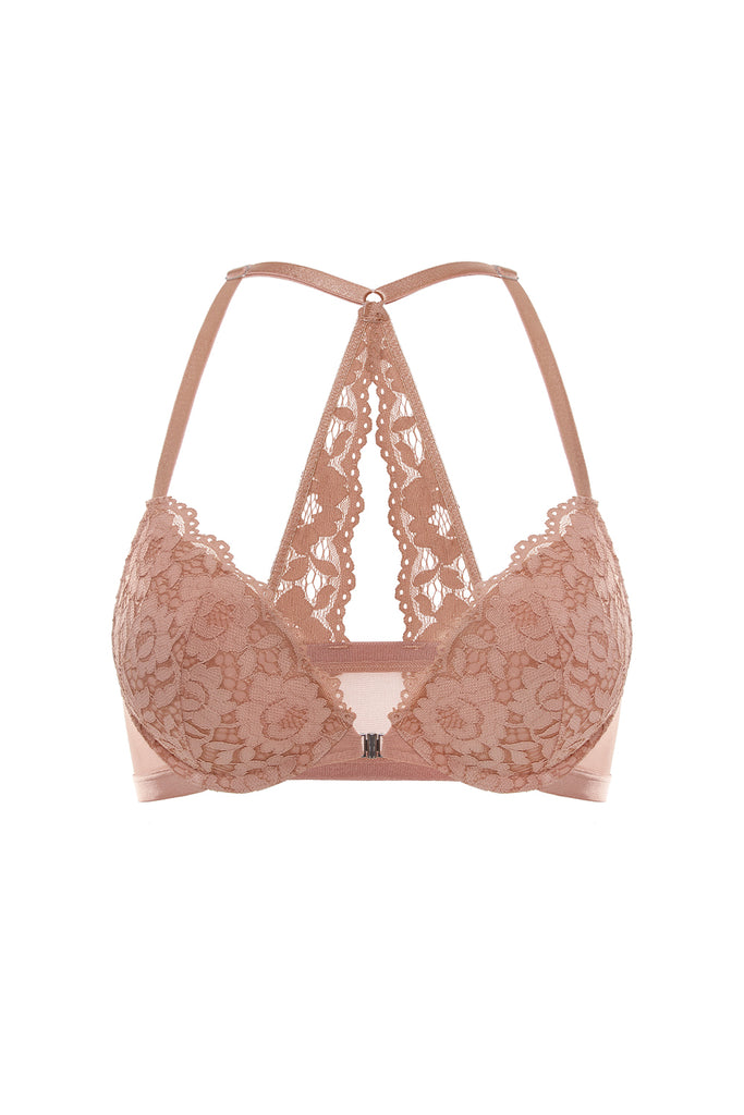 Upushall Front Closure Racerback Push Up Bra Super Padded Add 2 Cup Lace  Underwire Lift Up Bras, Nude, 30B : : Clothing, Shoes & Accessories